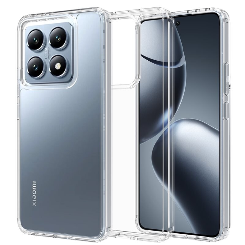 Mobique Hybridcase Xiaomi 14T Transparant - Schokbestendig telefoonhoesje