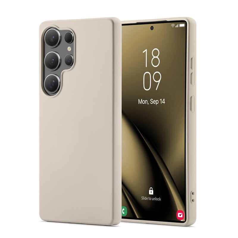 Mobique Samsung Galaxy S25 Ultra TPU Case Beige