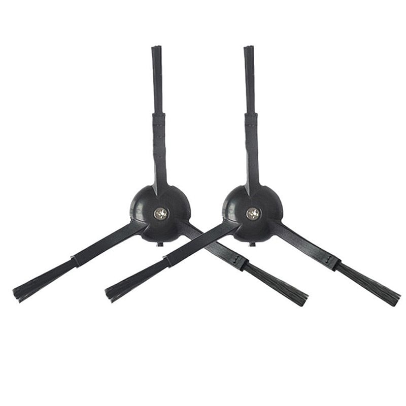 2-pack Zijborstels Vinyl Roborock S8 Plus zwart