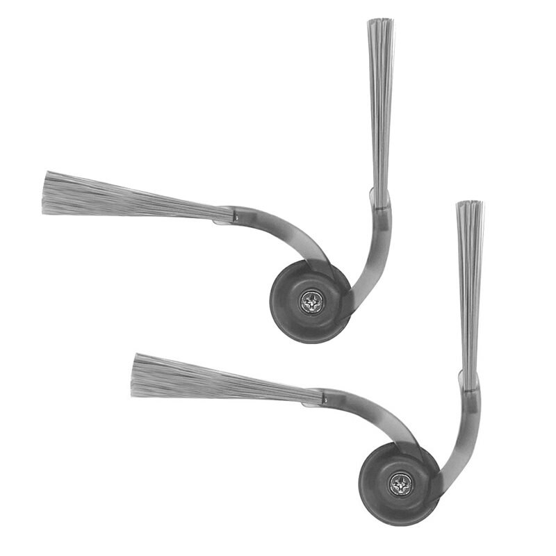 2-pack Zijborstels Roborock Saros 10 Zwart