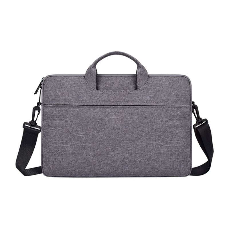 Laptoptas met schouderband up to 13,3" grijs