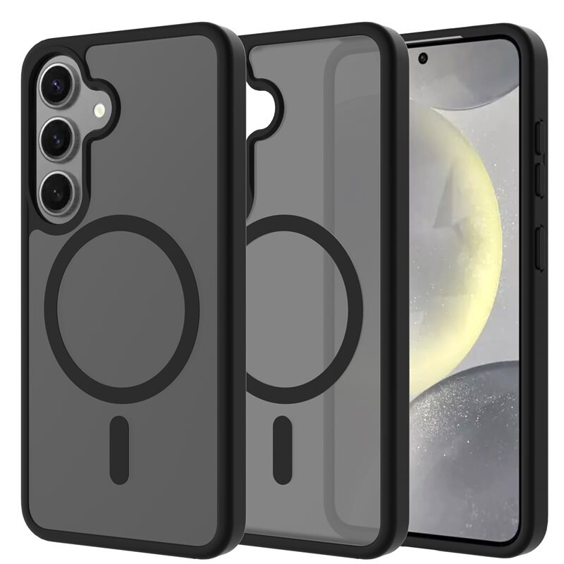 Mobique Magnetic Hybrid Hoesje Samsung Galaxy S24 Frosted Black