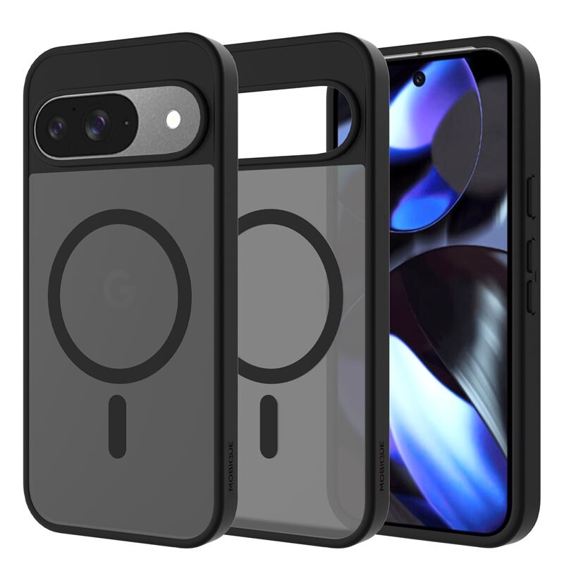 Mobique Magnetic Hybrid Hoesje Google Pixel 10 Pro Frosted Black