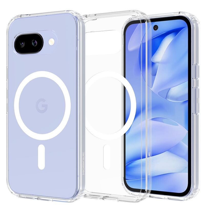 Mobique Hybridcase MagSafe Google Pixel 9a Transparant