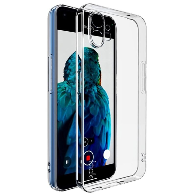 Imak TPU Case Nothing Phone 1 Transparant - Eenvoudig schokbestendig hoesje