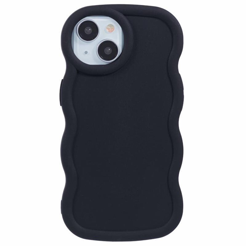 iPhone 13 Wavy Edge TPU Hoesje Zwart