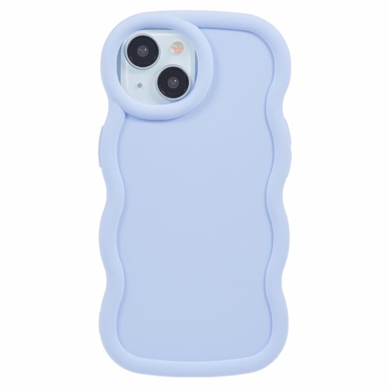 iPhone 13 Wavy Edge TPU Hoesje Paars