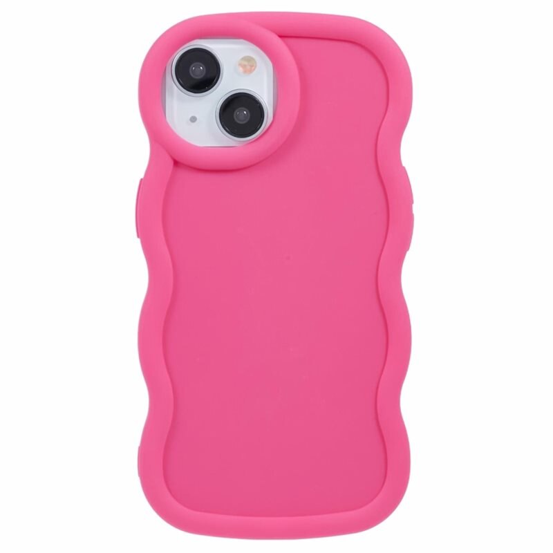 iPhone 13 Wavy Edge TPU Hoesje Roze