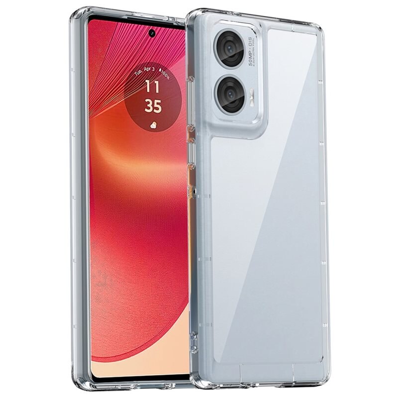tectTech Hybridcase Motorola Edge 50 Fusion transparant