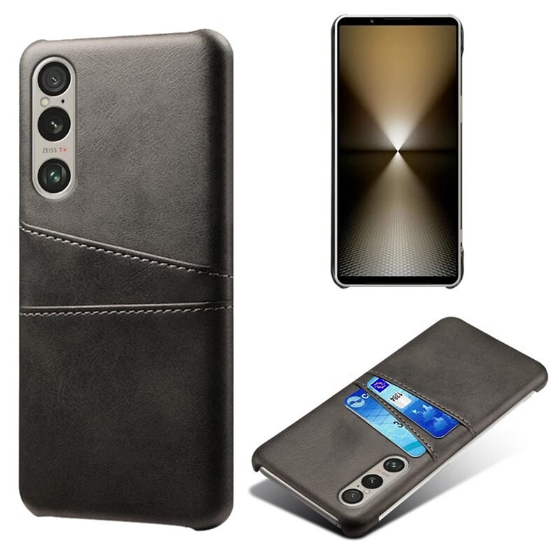 tectTech Card Slots Case Sony Xperia 1 VII Zwart - Telefoonhoesje met pasjeshouder