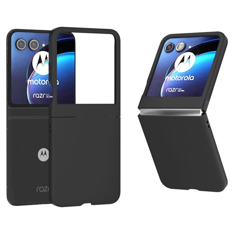 Motorola Razr 60 Hardcase Gummicoating Zwart
