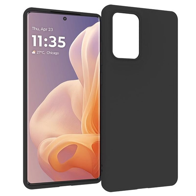 tectTech TPU Case Motorola Moto G85 Zwart - Betaalbaar telefoonhoesje van goede kwaliteit