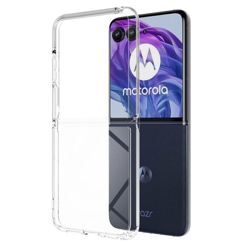 tectTech Hybridcase Motorola Razr 50 Ultra Transparant
