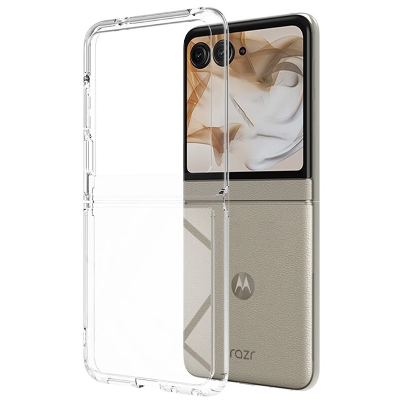 tectTech Hybridcase Motorola Razr 50 Transparant