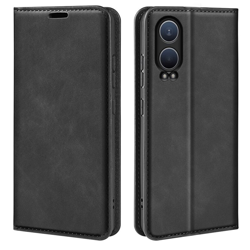 OnePlus Nord CE 4 Lite Slim Smartphonehoesje Zwart - Portemonneehoesje in slank ontwerp