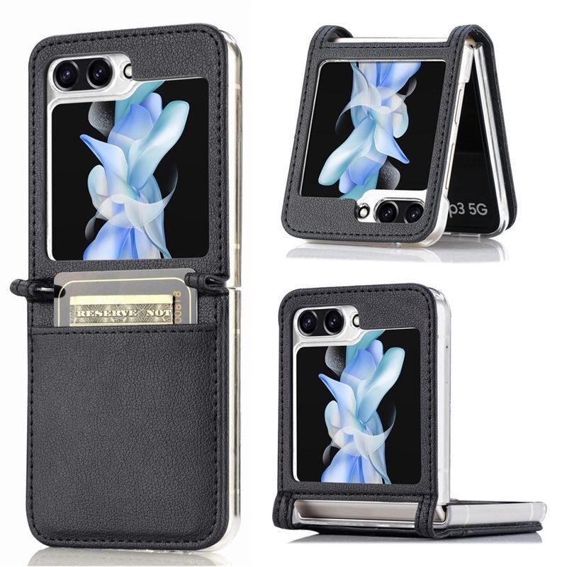 tectTech Slim Card Wallet Samsung Galaxy Z Flip 7 FE Zwart