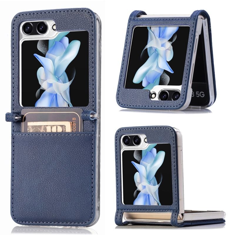 tectTech Slim Card Wallet Samsung Galaxy Z Flip 6 blauw