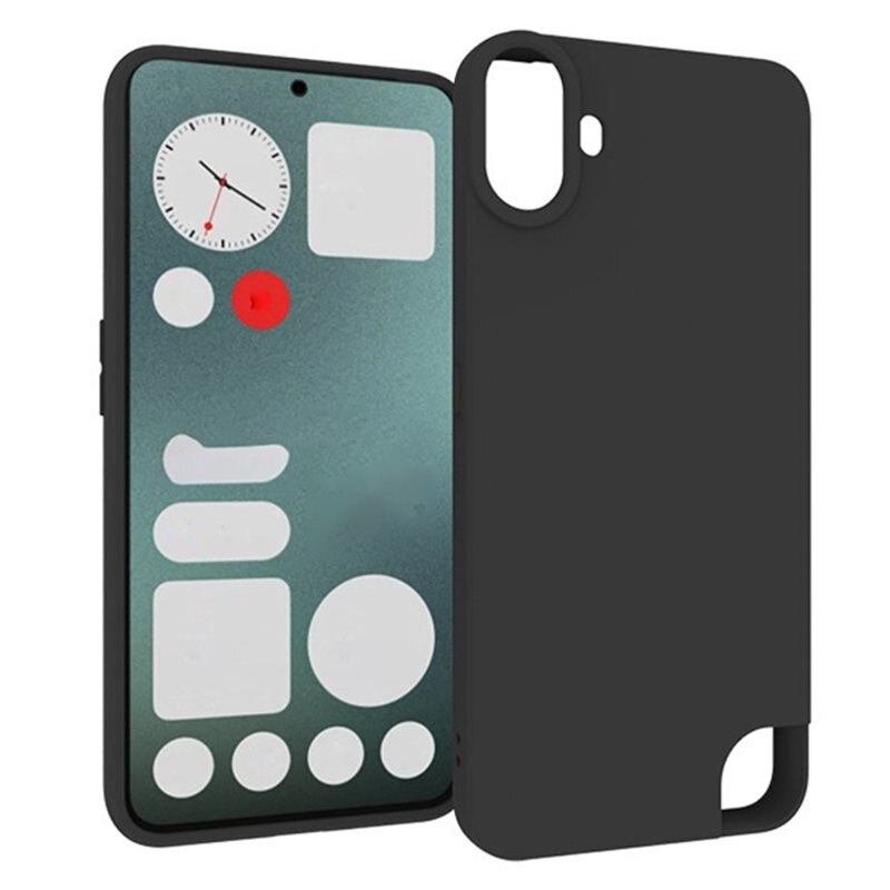 Nothing CMF Phone 1 Schokbestendige TPU Case Zwart - Stijlvol hoesje in leuke kleur