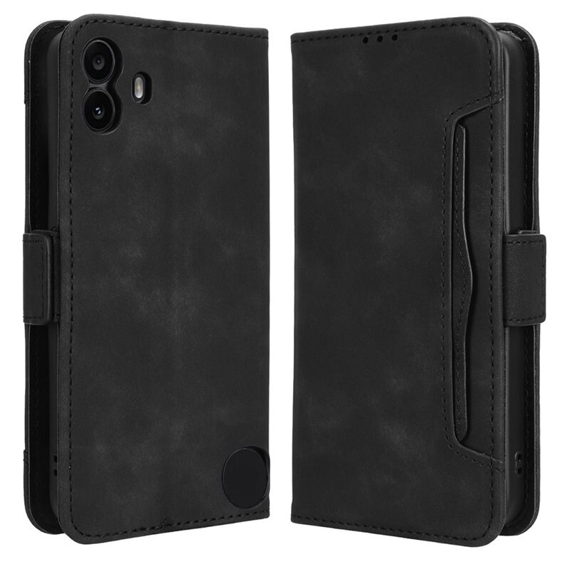 Nothing CMF Phone 1 Multi Bookcover hoesje zwart - Telefoonhoesje - Plek voor pasjes en briefgeld, contant geld