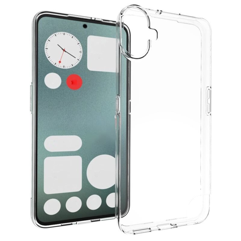 tectTech TPU Case Nothing CMF Phone 1 Transparant - Betaalbaar telefoonhoesje van goede kwaliteit