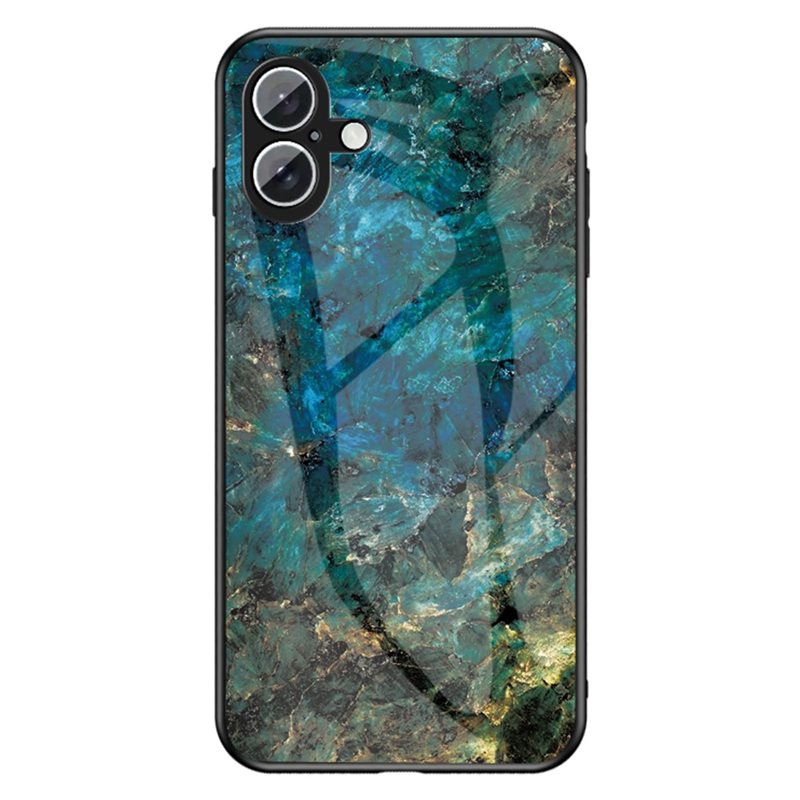 iPhone 16 Hoesje Gehard Glas Emerald - Telefoonhoesje