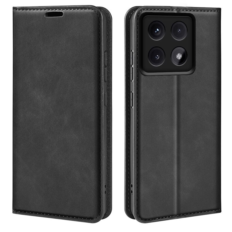 Xiaomi 14T Slim Smartphonehoesje Zwart - Portemonneehoesje in slank ontwerp