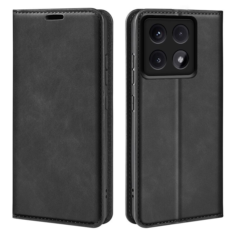 Xiaomi 14T Pro Slim Smartphonehoesje Zwart - Portemonneehoesje in slank ontwerp