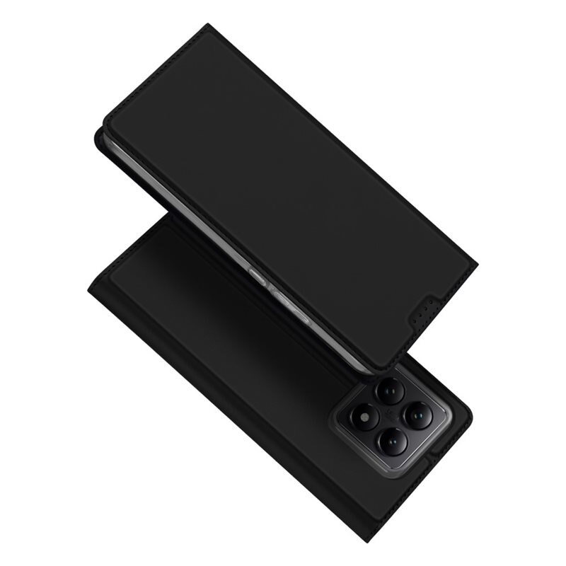Dux Ducis Skin Pro Series Xiaomi 14T Pro - Zwart - Dun telefoonhoesje met pasjeshouder