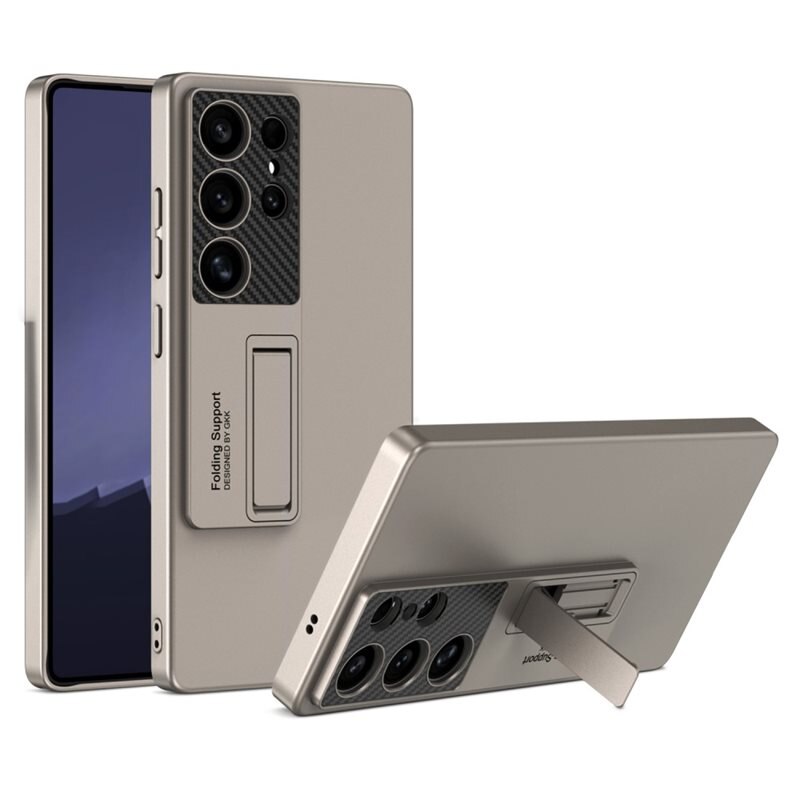 GKK Samsung Galaxy S25 Ultra Slim Kickstand Case Grey