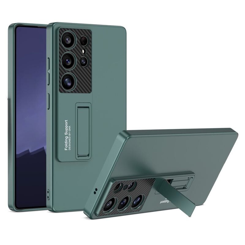 GKK Samsung Galaxy S25 Ultra Slim Kickstand Case Green