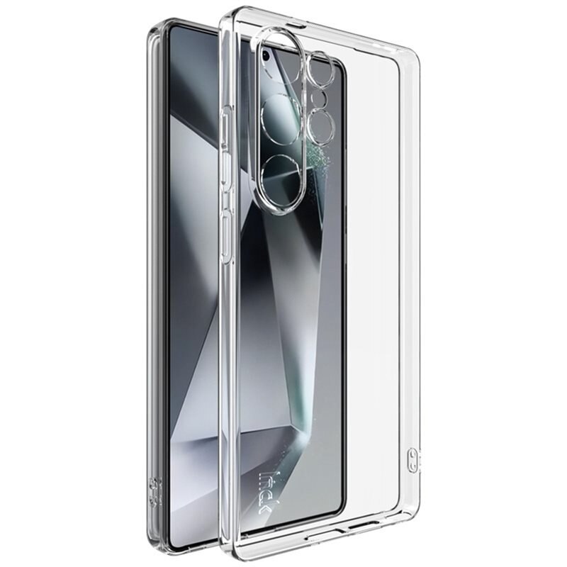 Imak TPU Case Samsung Galaxy S25 Ultra Transparant - Eenvoudig schokbestendig hoesje