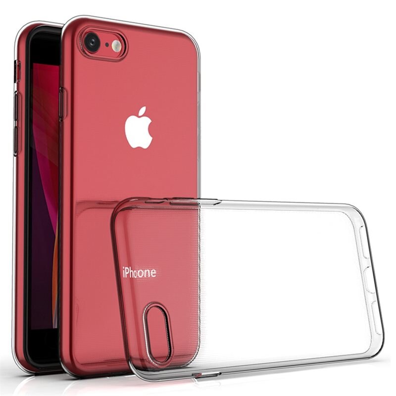 tectTech TPU Case iPhone SE 2020 Transparant - Betaalbaar telefoonhoesje van goede kwaliteit