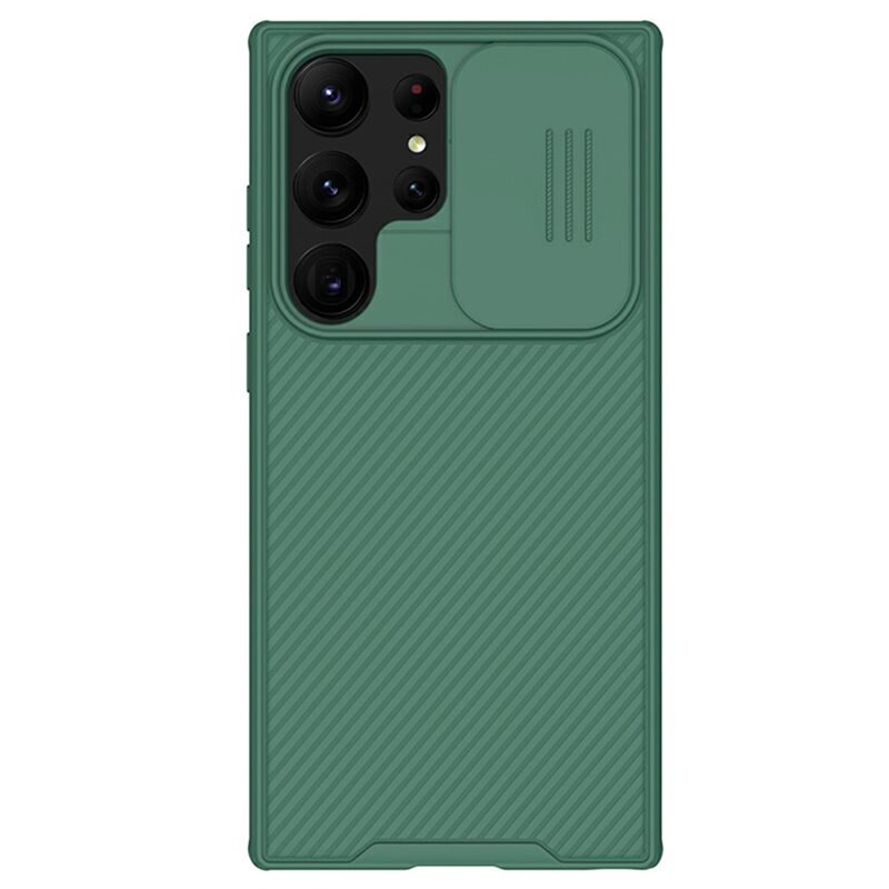 Nillkin CamShield Case Samsung Galaxy S25 Ultra Groen - Hoesje met ingebouwde camerabescherming