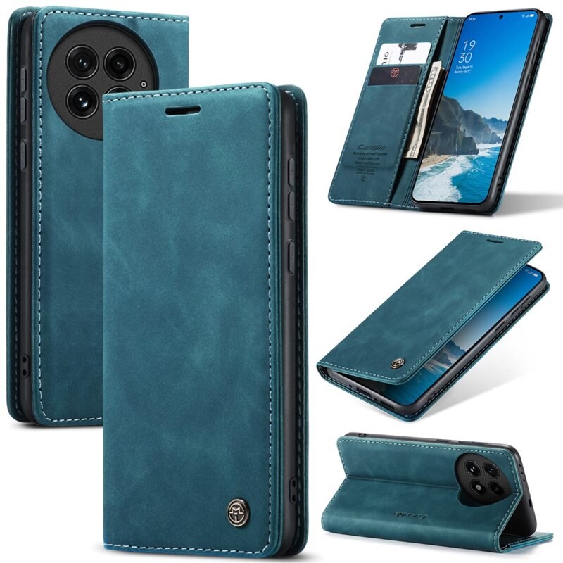 CaseMe Slim Bookcover Hoesje OnePlus 13 Blauw - Dun telefoonhoesje met pasjeshouder