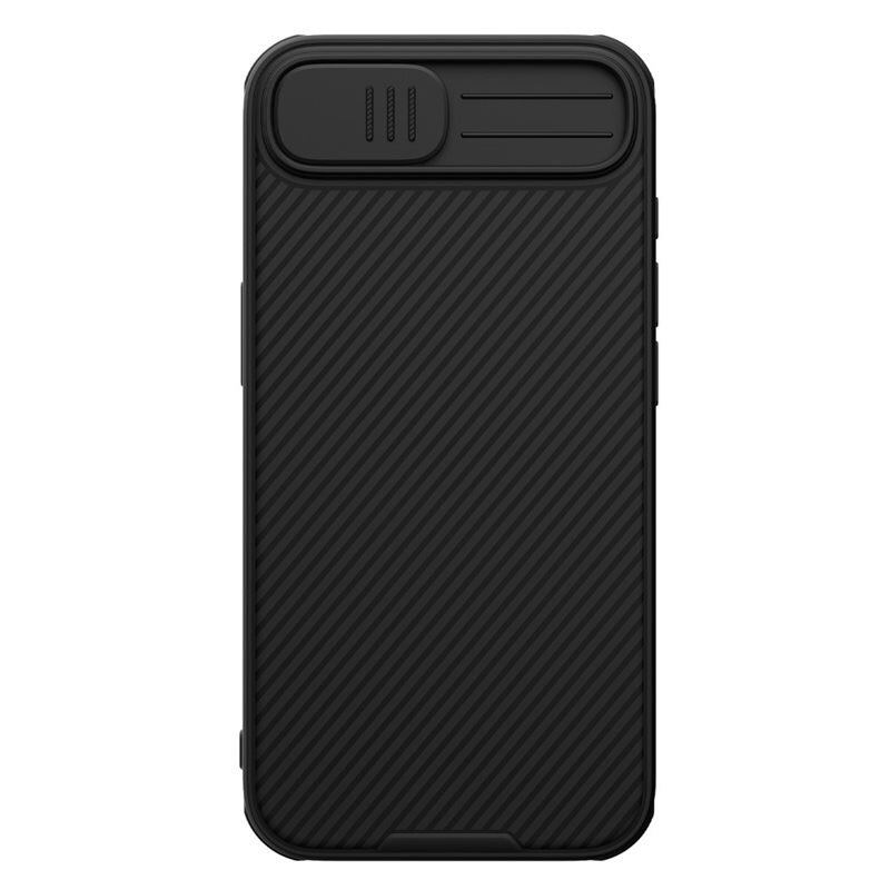 Nillkin CamShield Case MagSafe iPhone 16e zwart - MagSafe-hoesje met ingebouwde camerabescherming