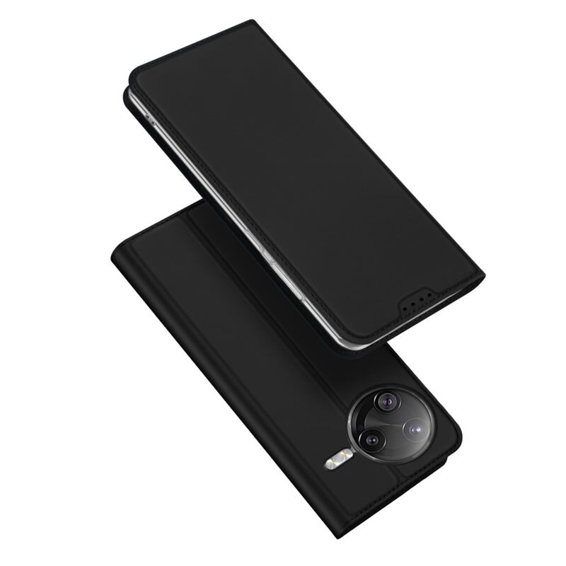 Dux Ducis Skin Pro Series Xiaomi Poco F7 Ultra - Zwart - Dun telefoonhoesje met pasjeshouder
