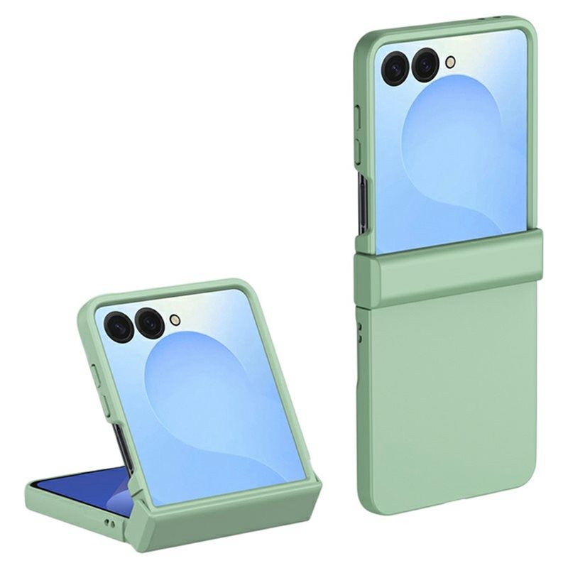 Samsung Galaxy Z Flip 7 Hardcase Gummicoating Hinge Protection Groen