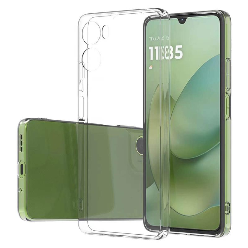 tectTech TPU Case Motorola Moto G06 Transparant - Betaalbaar telefoonhoesje van goede kwaliteit