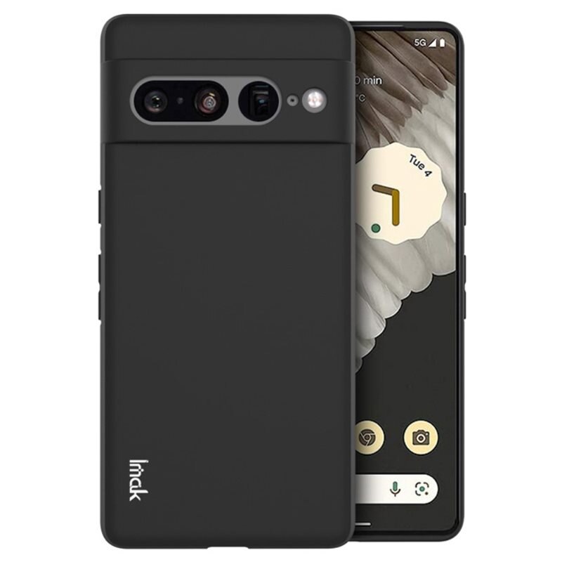 Imak Frosted TPU Case Google Pixel 7 Pro Zwart - Telefoonhoesje - Beschermhoesje