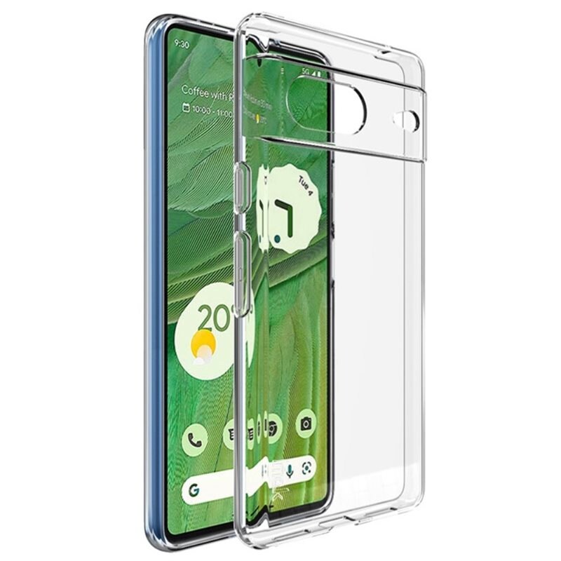 Imak TPU Case Google Pixel 7 Transparant - Eenvoudig schokbestendig hoesje