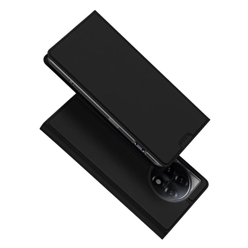 Dux Ducis Skin Pro Series OnePlus 11 - Zwart - Dun telefoonhoesje met pasjeshouder