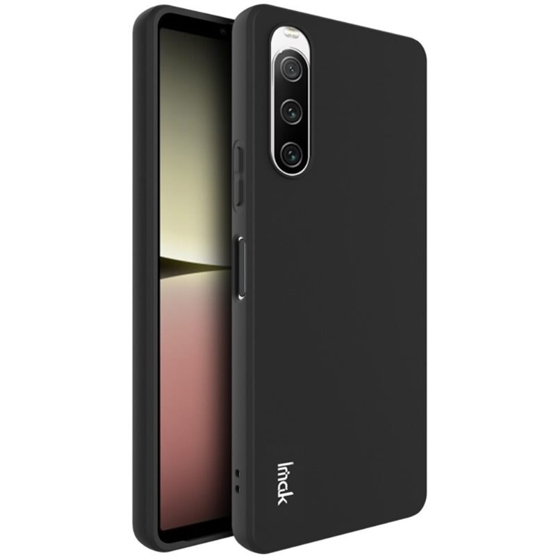 Imak Frosted TPU Case Sony Xperia 10 V zwart - Telefoonhoesje - Beschermhoesje