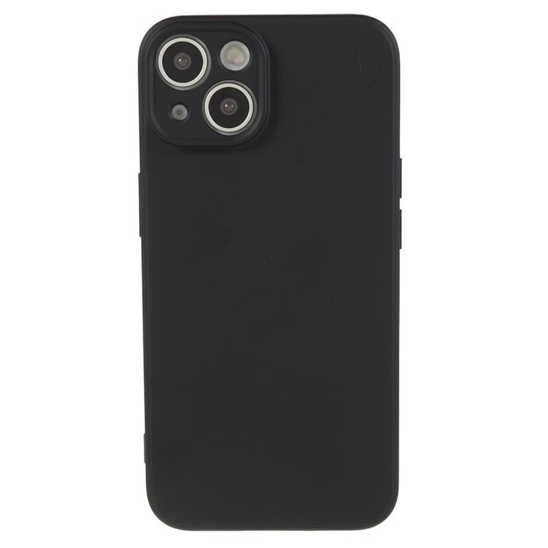 iPhone 14 Schokbestendige TPU Case Zwart - Stijlvol hoesje in leuke kleur