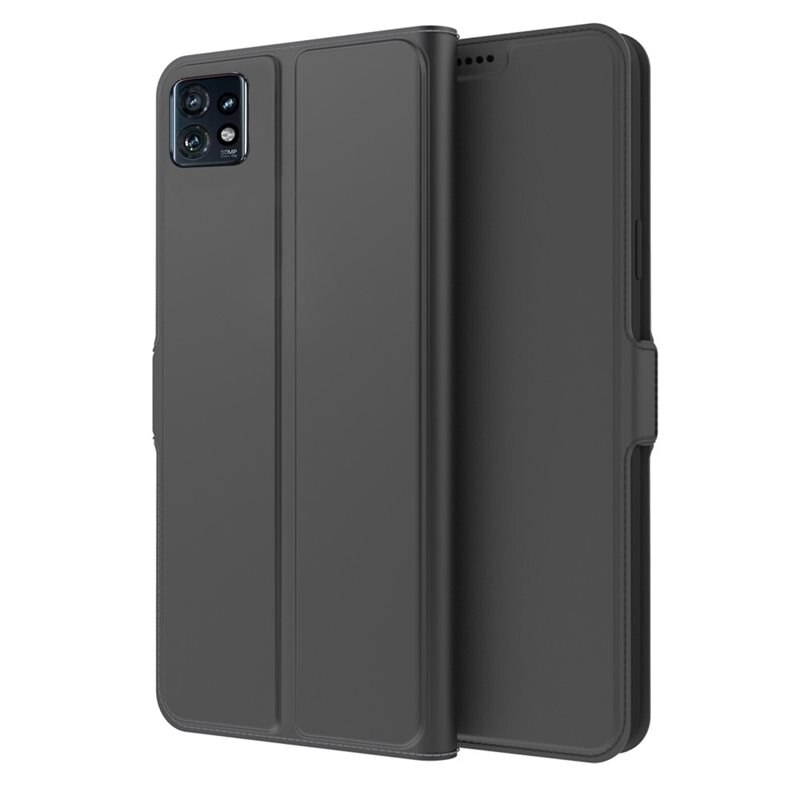 tectTech Slim Card Wallet Motorola Edge 40 Pro zwart - Boekhoesje met pasjeshouder en horizontale standaardfunctie