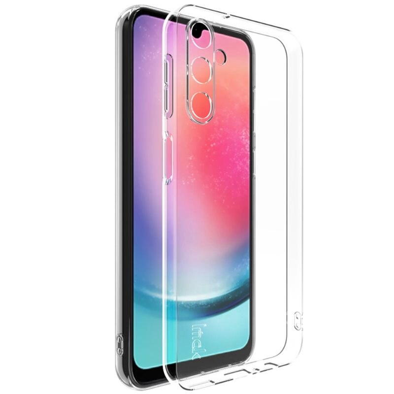 Imak TPU Case Samsung Galaxy A24 Transparant - Eenvoudig schokbestendig hoesje
