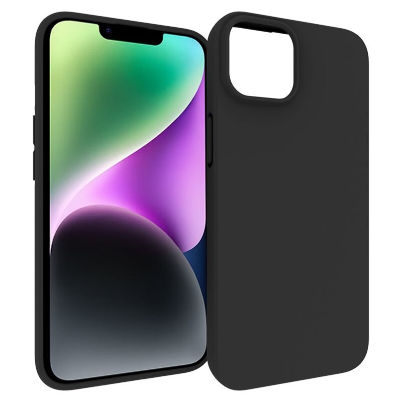 iPhone 15 TPU Case Zwart - Telefoonhoesje van hoge kwaliteit