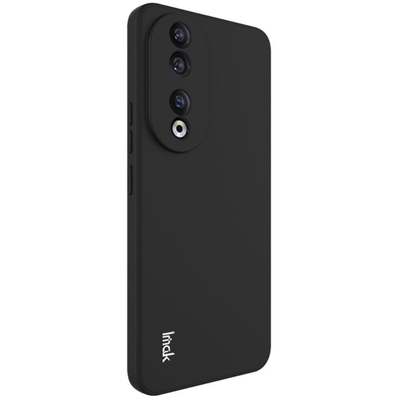 Imak Frosted TPU Case Honor 90 zwart - Telefoonhoesje - Beschermhoesje