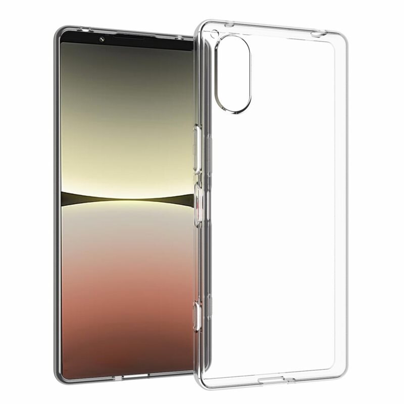tectTech TPU Case Sony Xperia 5 V Transparant - Betaalbaar telefoonhoesje van goede kwaliteit