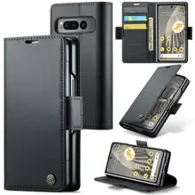 CaseMe RFID blocking Slim Bookcover hoesje Google Pixel Fold zwart