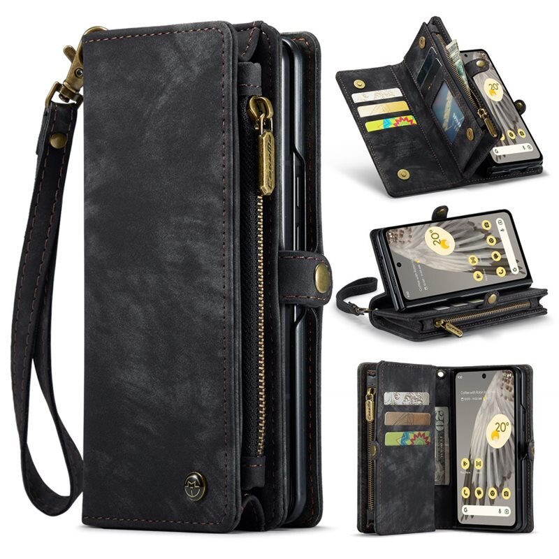 CaseMe Multi-slot hoesje Google Pixel Fold Grijs